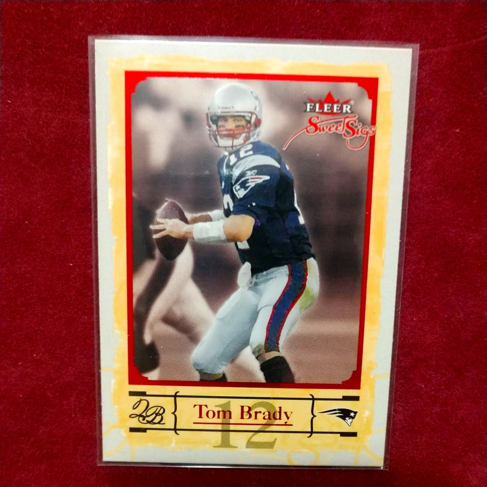 🆕 2004 Fleer Sweet Sigs Tom Brady #60 New England Patriots Mint